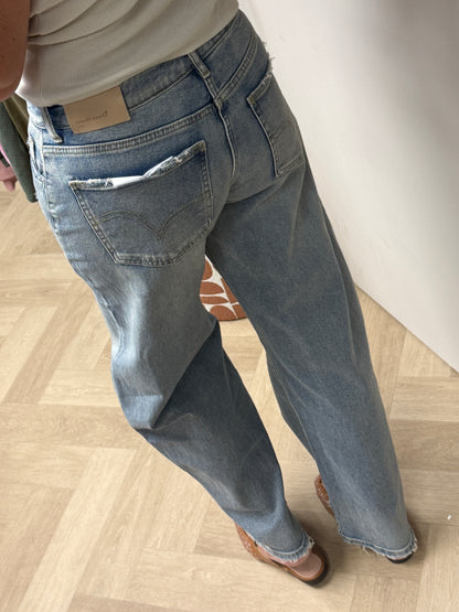 Jeans QH Jill Barrel Fit Light Blue Zand