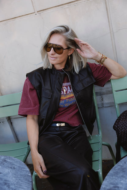 Gilet Haily PU Bruin