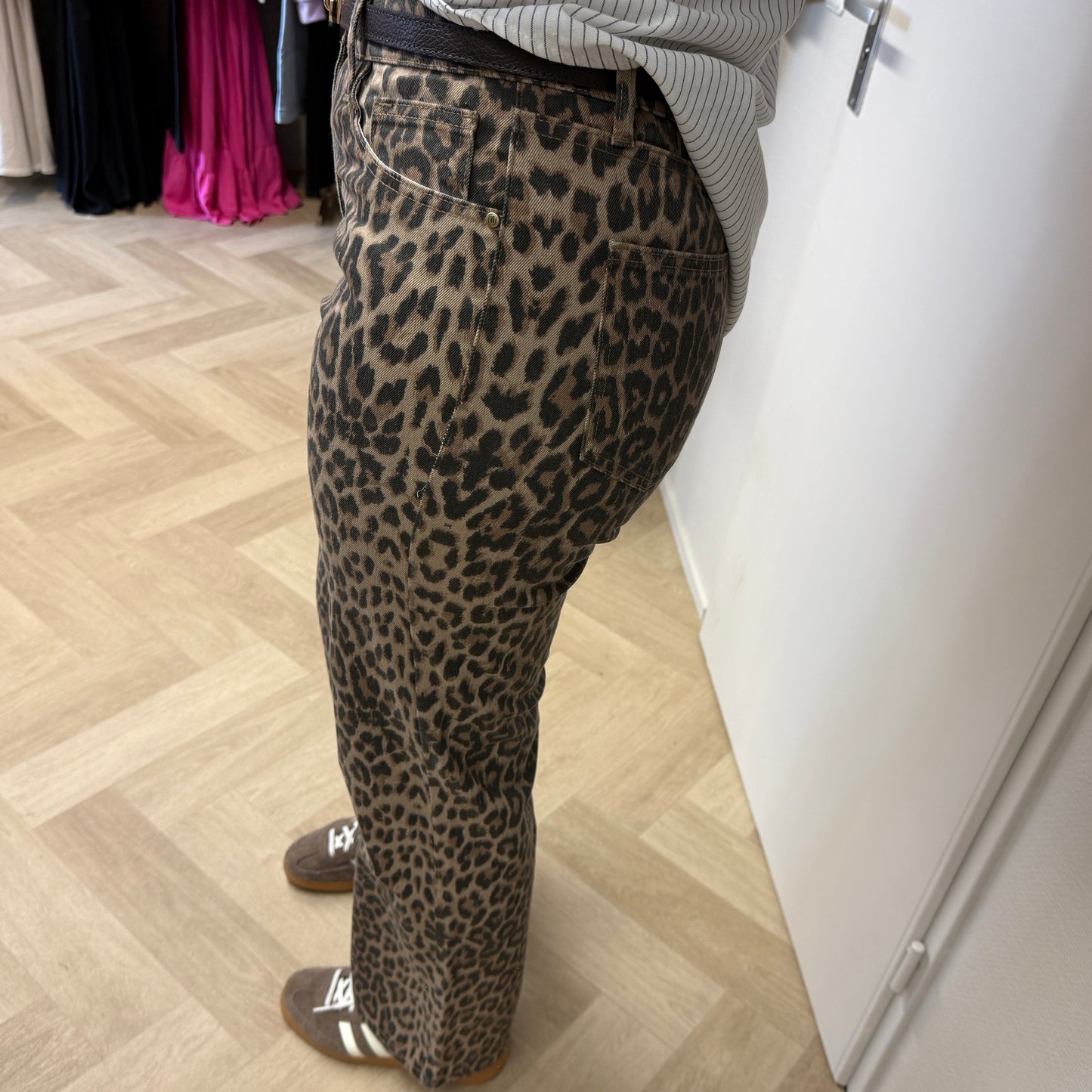 Jeans Oraije Leopard Wide Legg