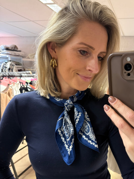 Sjaal Silka Bandana Blauw