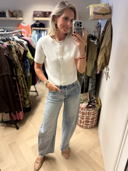 Vest Katy Knoop Ecru