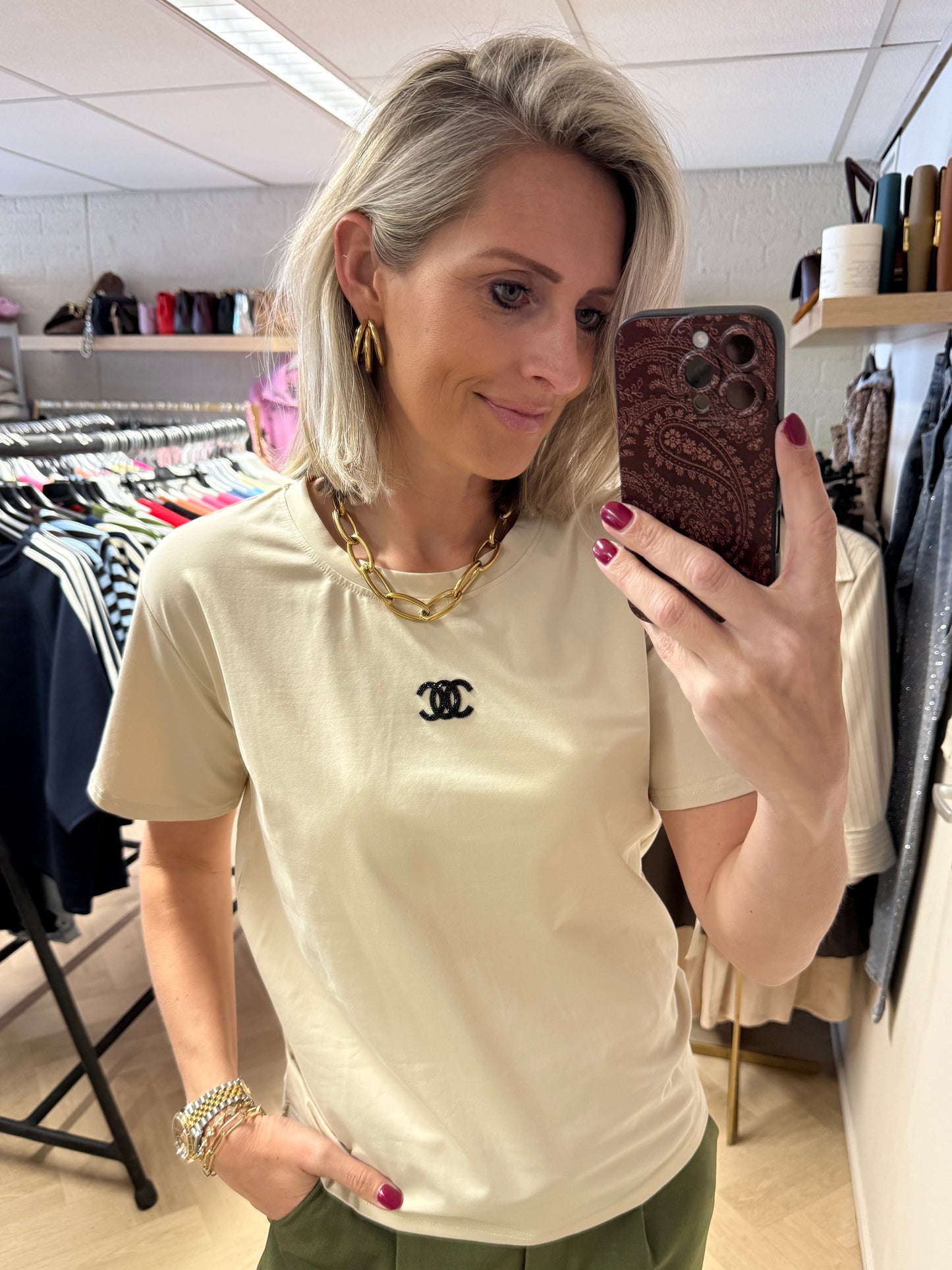T-shirt Anne Beige