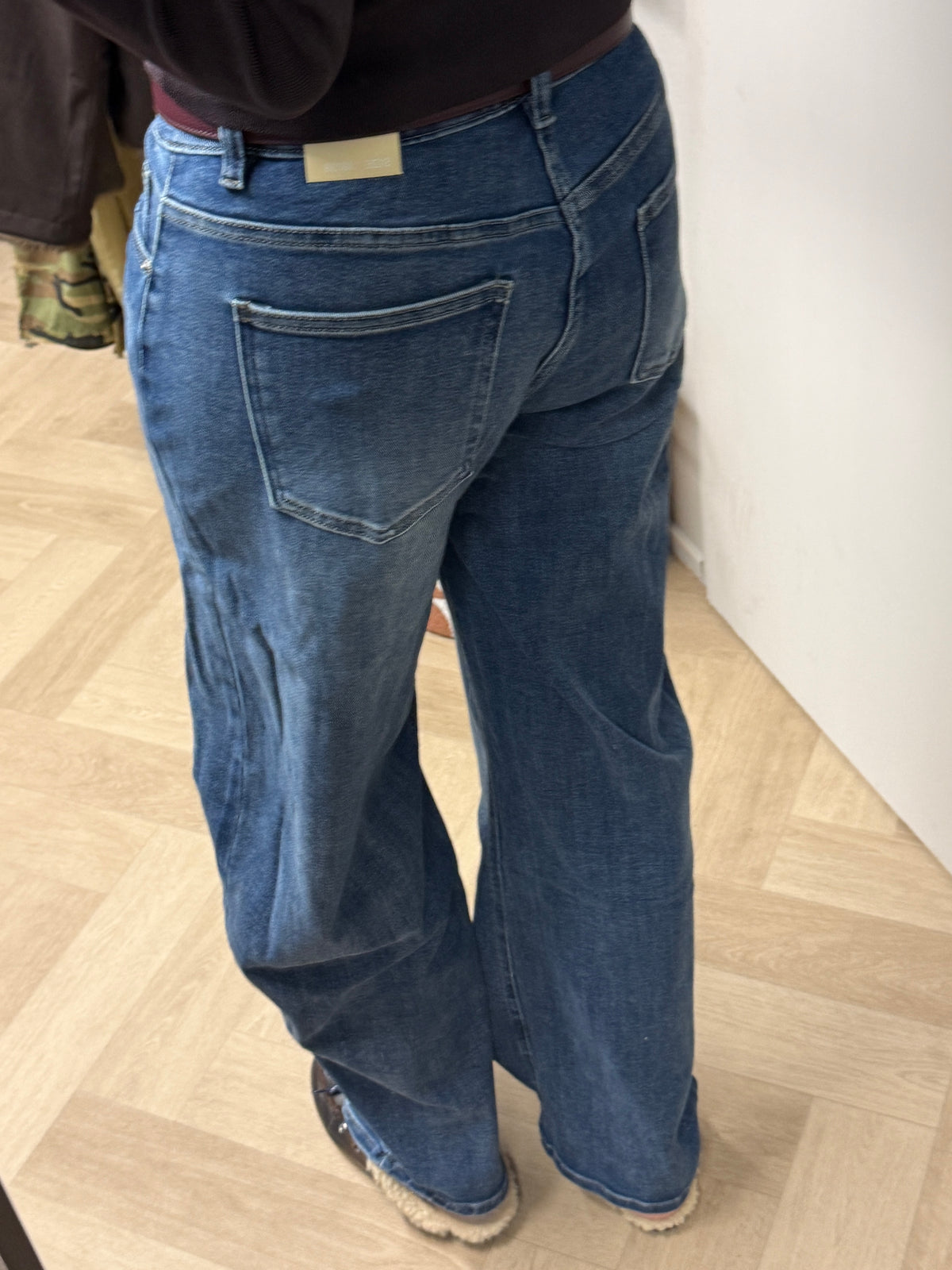 Jeans Laulia Balloon Mediu Blue