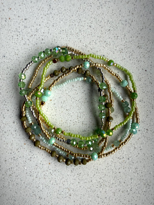 Armband Set Cannes Small Groen