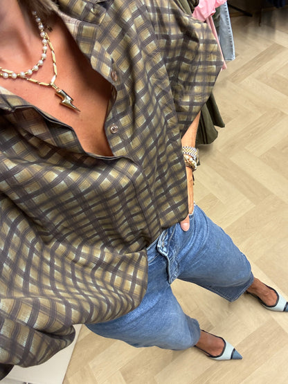 Blouse Mila Ruit Ballonmouwen