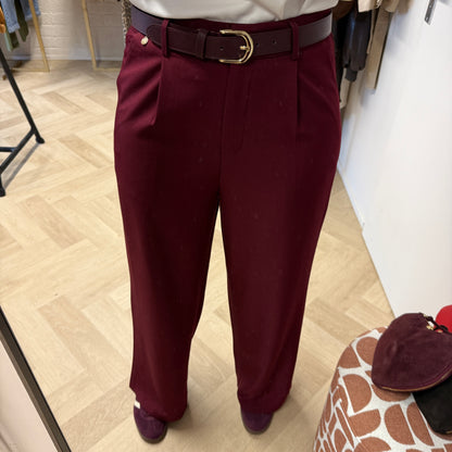 Pantalon Farah Bordeaux