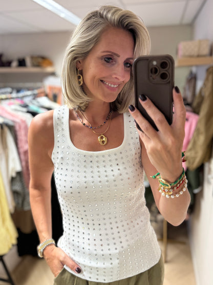 Top Jilli Spiegel Wit