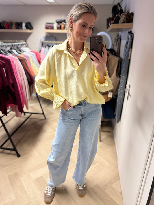 Blouse Lola Zachtgeel