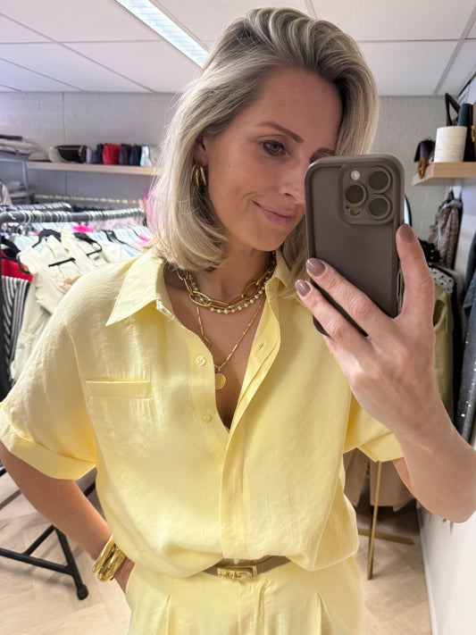 Blouse Ginny Zachtgeel