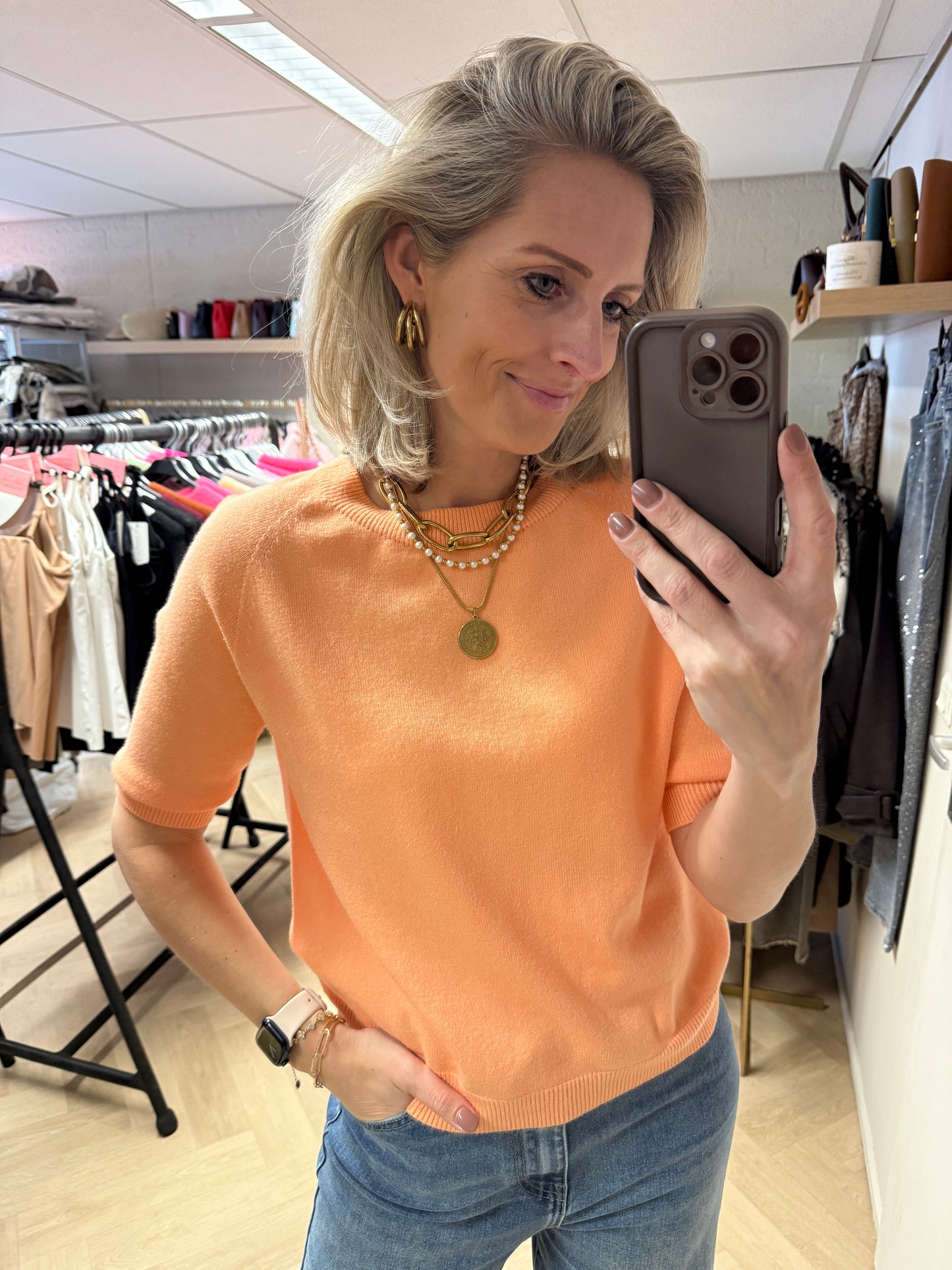 Trui Suzie Viscose Peach