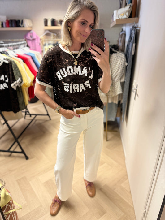 Shirt Lucy L'Amour Paris Choco