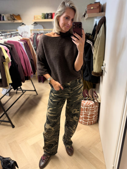 Jeans Toxic Balloon Armyprint Groen