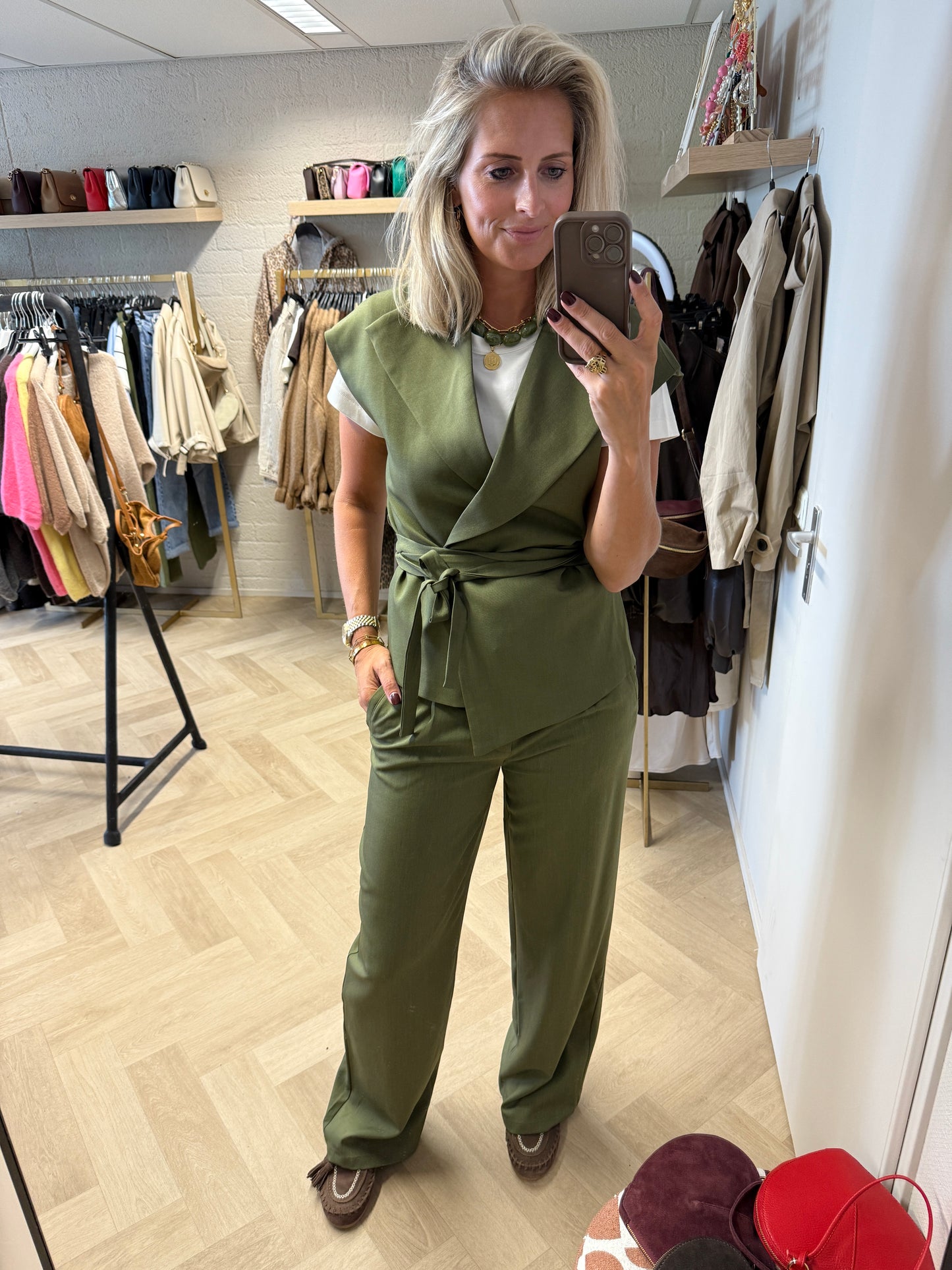 Gilet Farah Armygroen