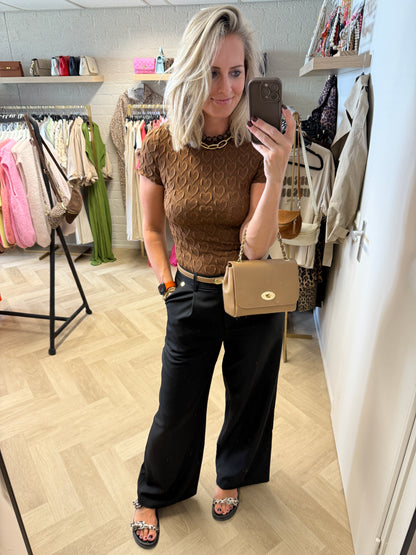 Pantalon Farah Zwart