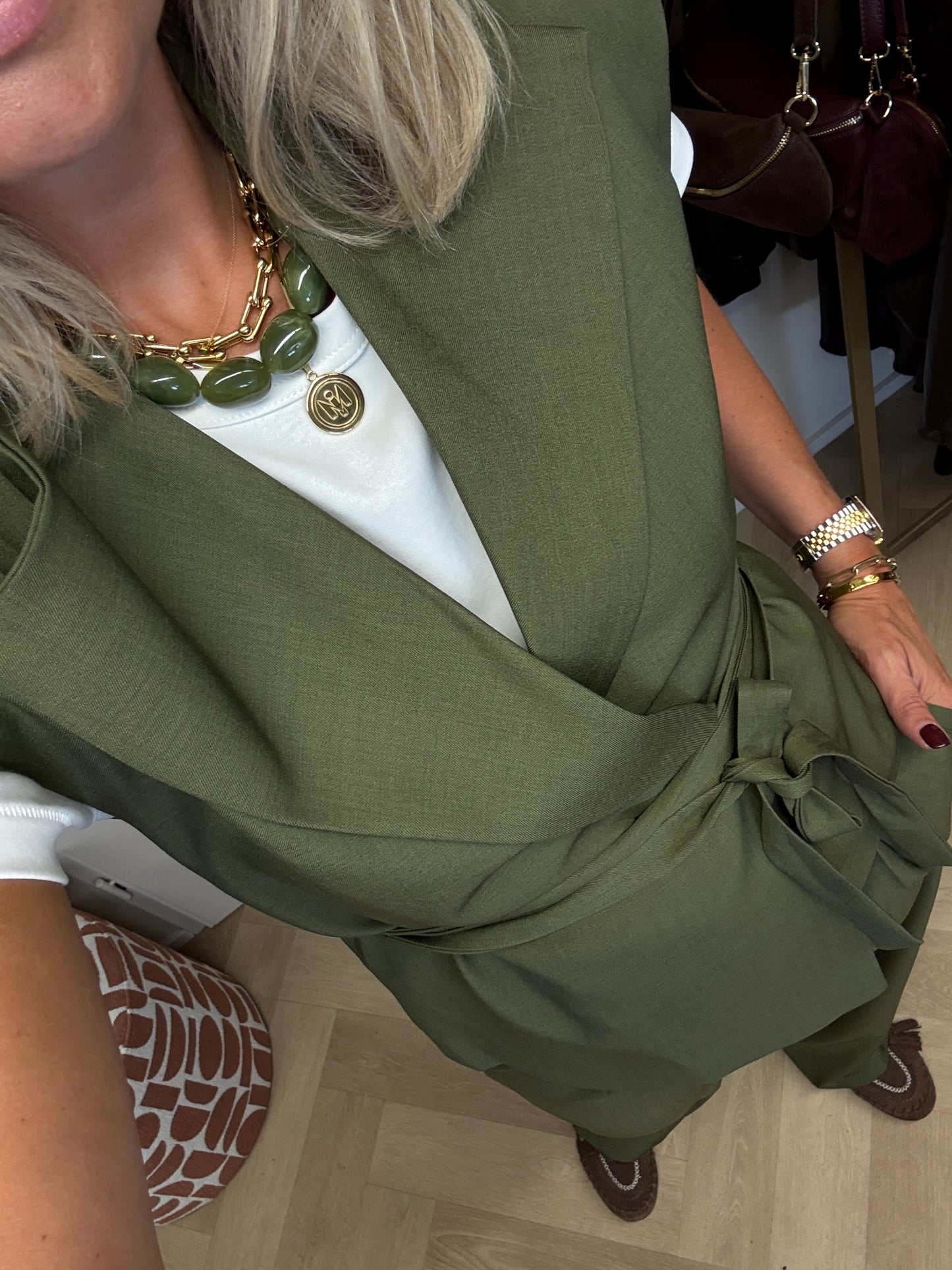 Gilet Farah Armygroen