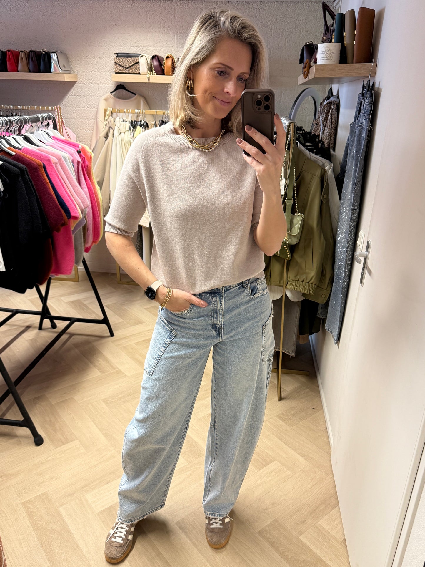 Jeans QH Side Pockets Light Denim
