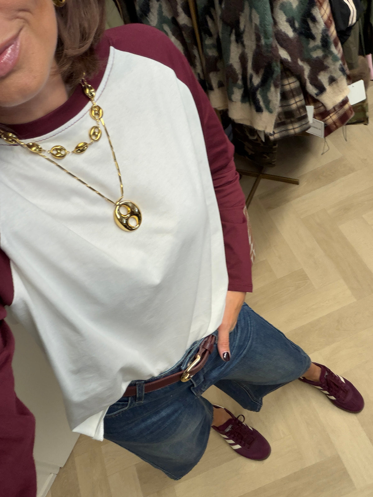Longsleeve Raglan Bordeaux
