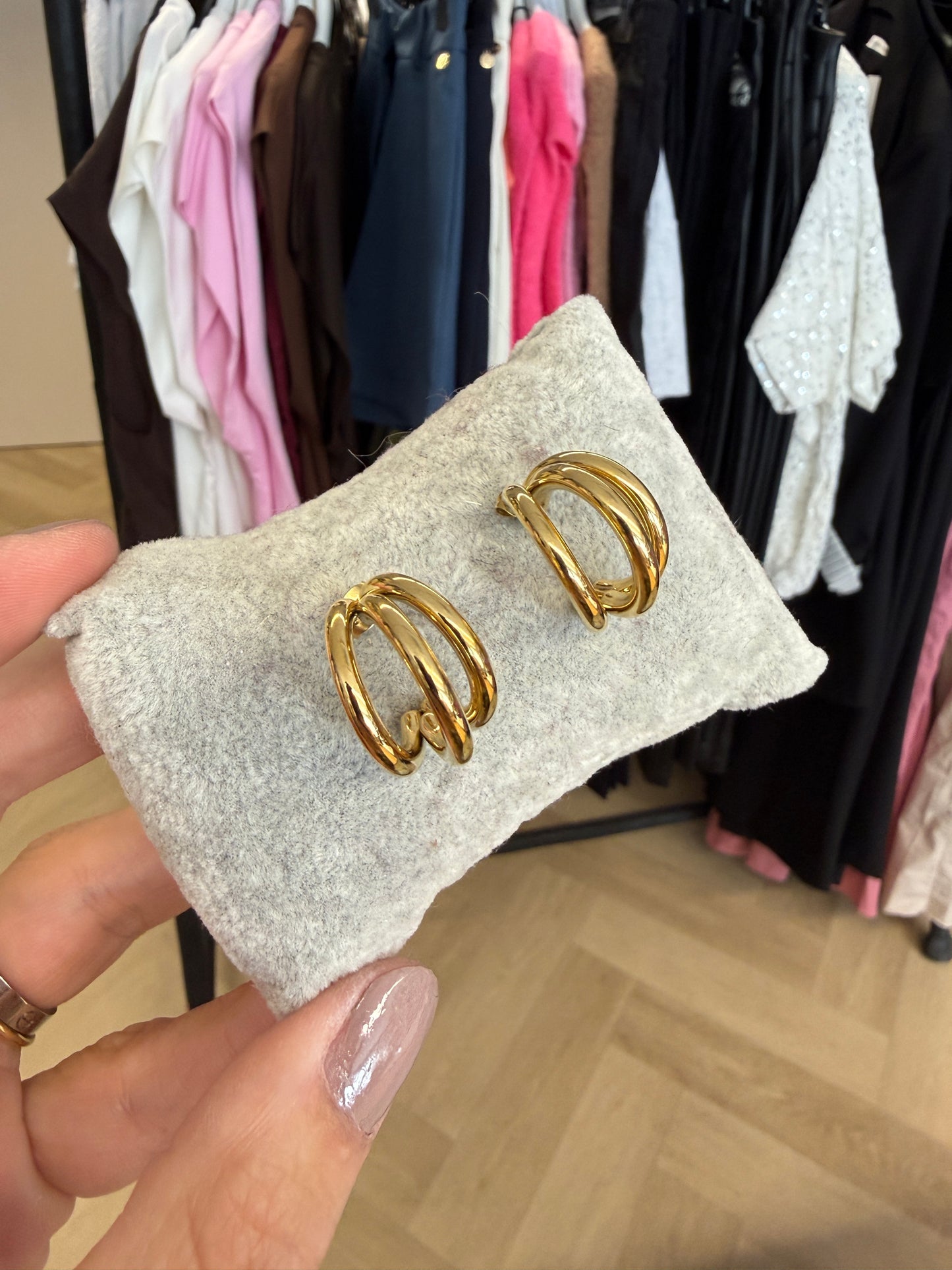 Oorbellen Mel Goud Small