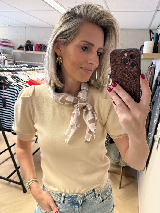Sjaal Silka HH Lichtroze Beige