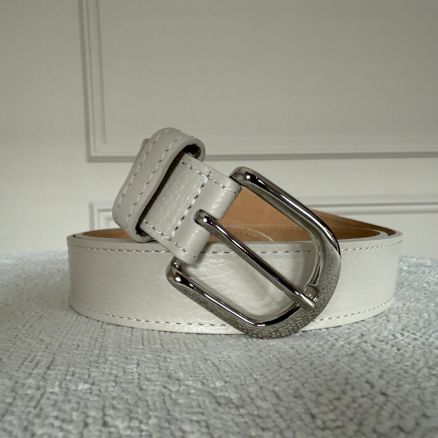 Ceintuur Offwhite Zilver