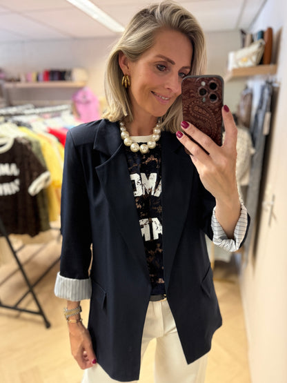 Blazer Karin Donkerblauw