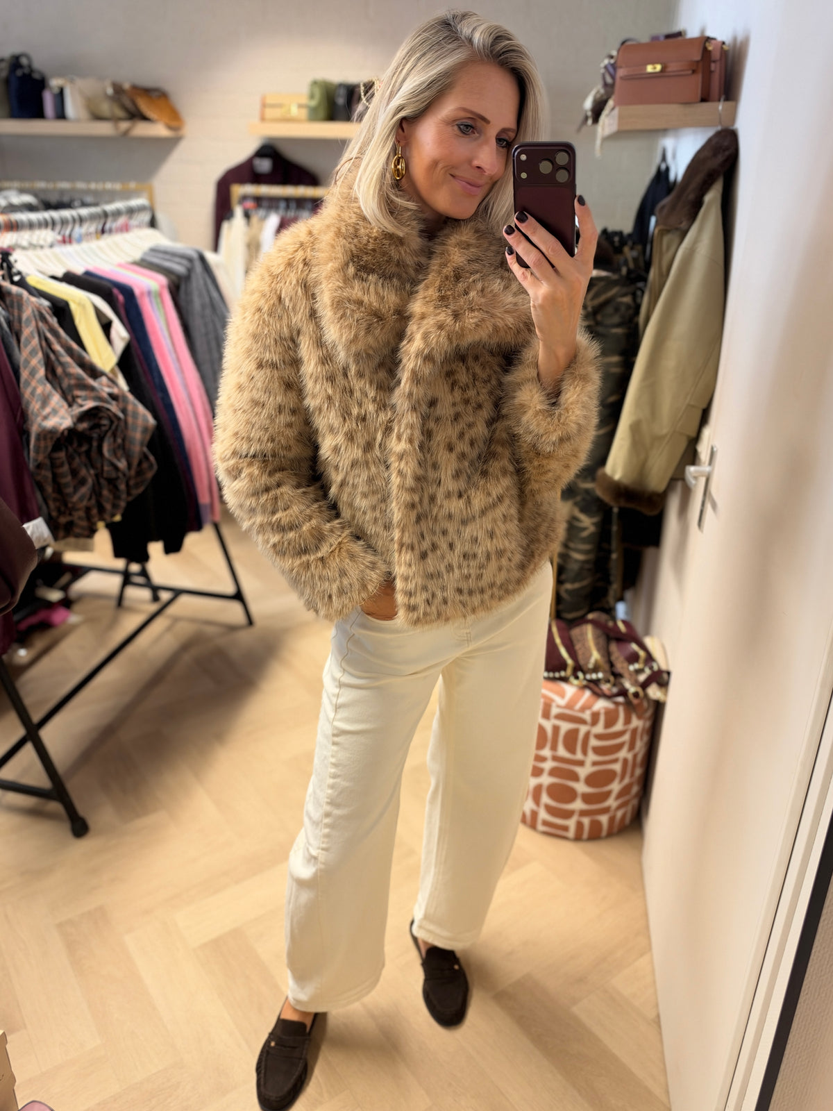 Jack Bambi Faux Fur Beige