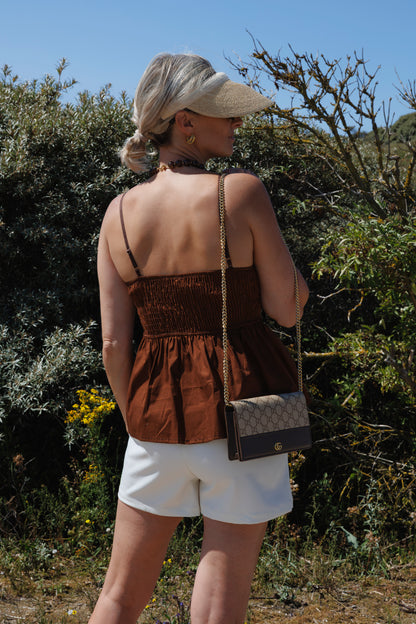 Top Blouse Wellsy Bruin