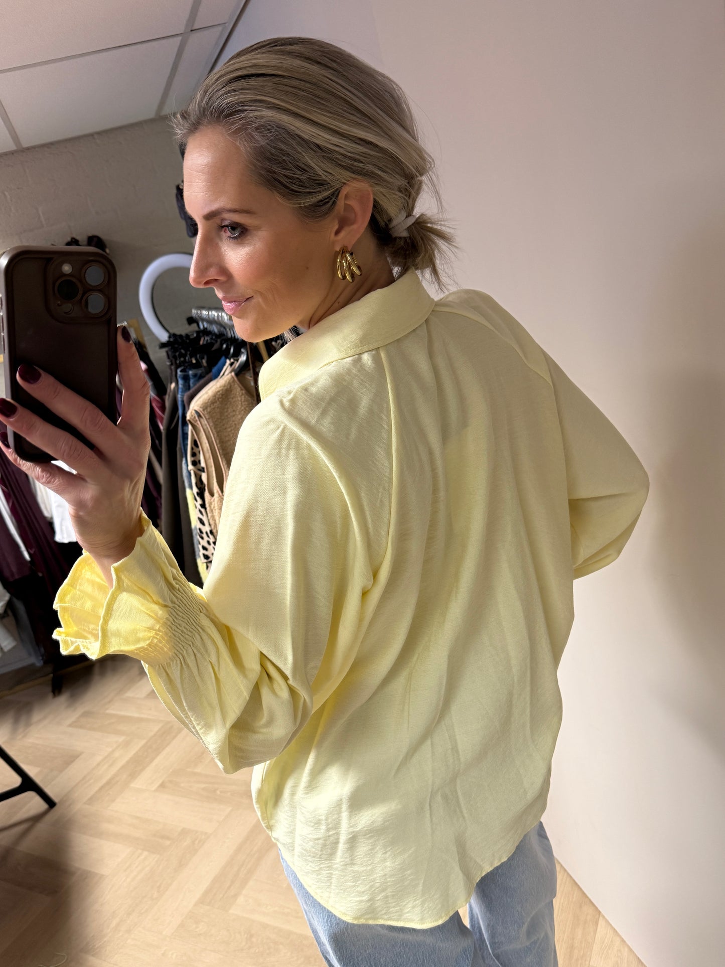 Blouse Lola Zachtgeel