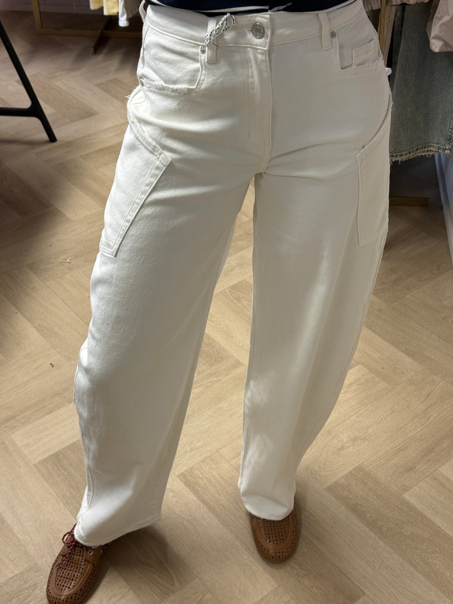 Jeans QH Side Pockets Wit