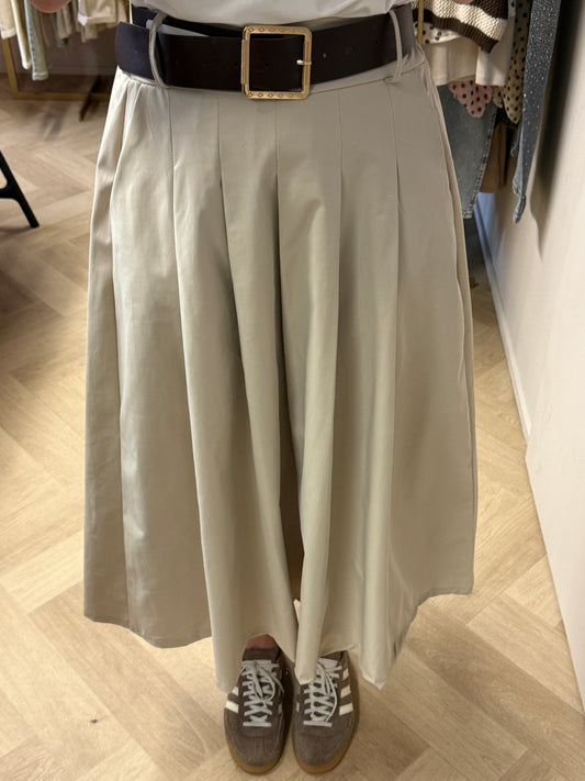 Rok Sharon Plooi Beige
