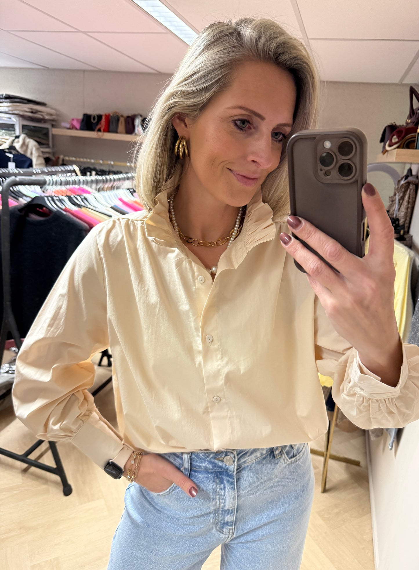 Blouse Viola Roezel Vanille