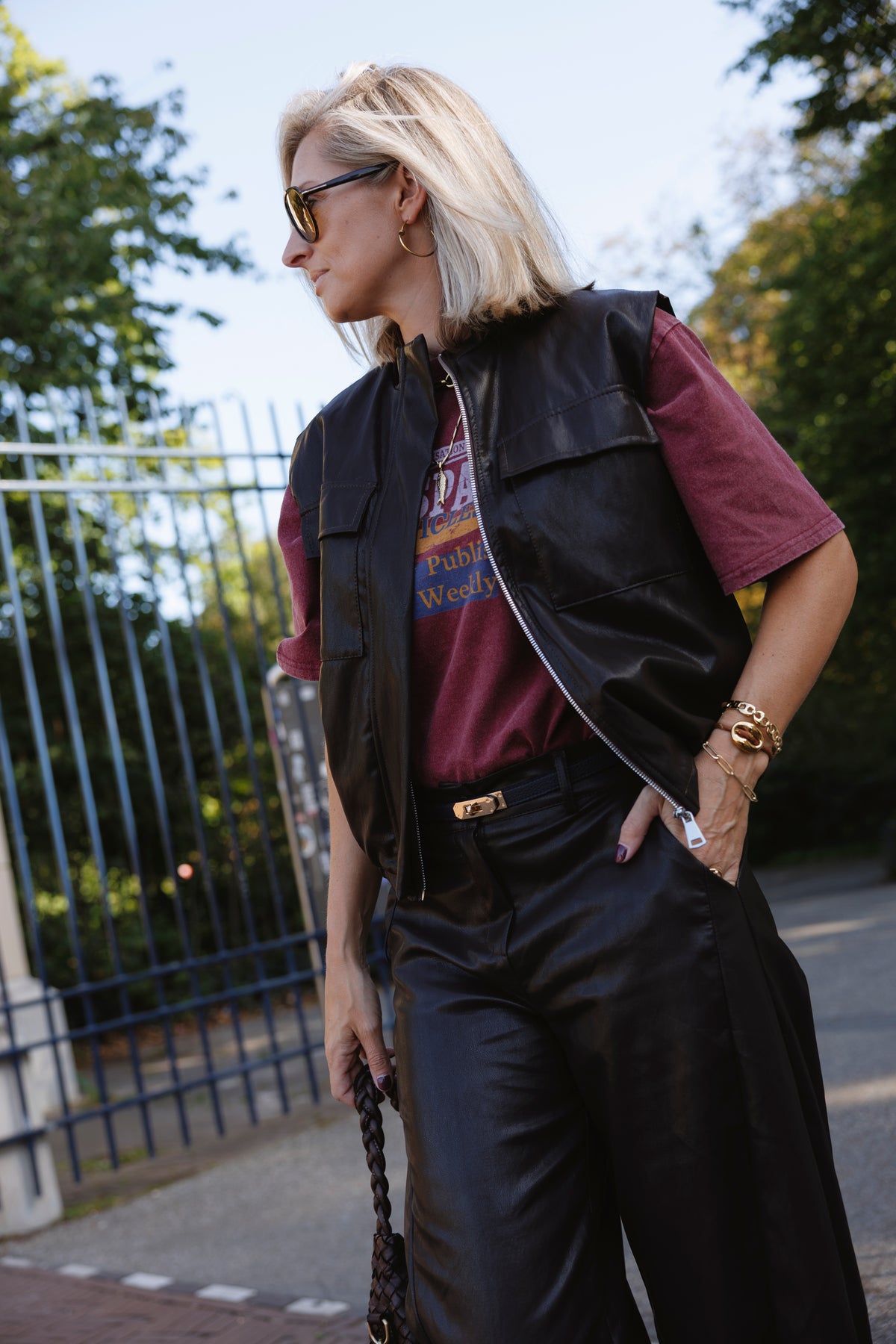 Gilet Haily PU Bruin