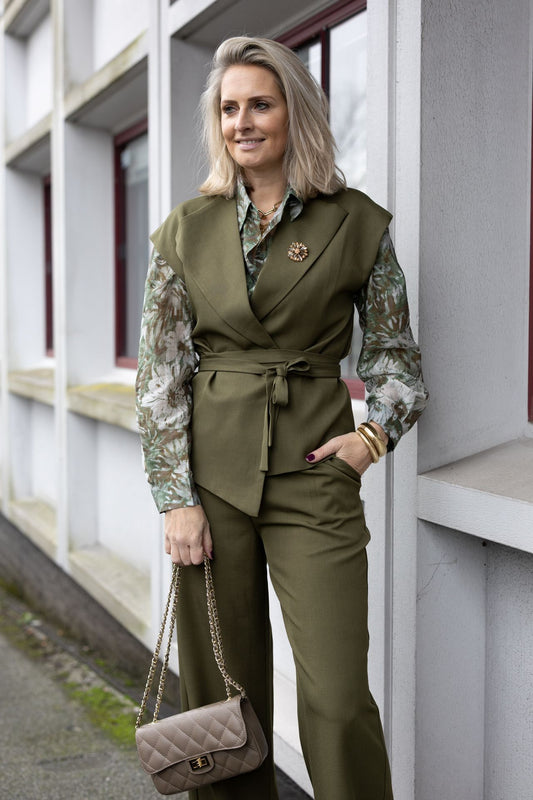 Gilet Farah Armygroen