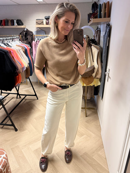 Jeans Bridget Barrel Ecru