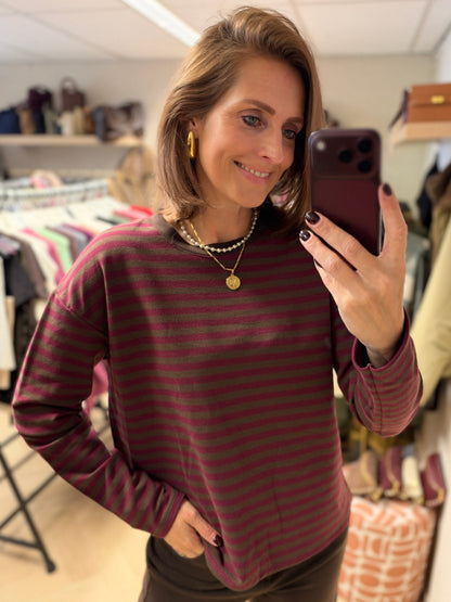 Shirt Mary Streep Bruin Bordeaux