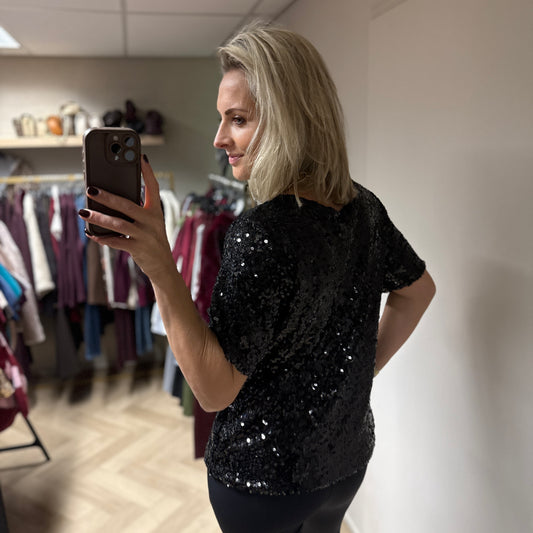 Shirt Donna Paillet Zwart