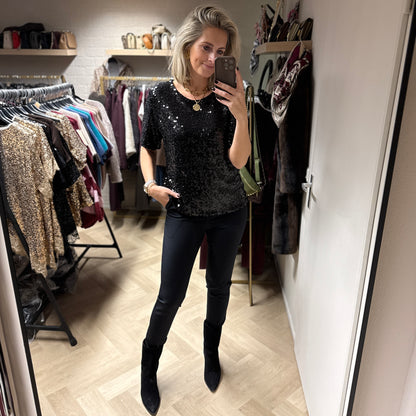 Shirt Donna Paillet Zwart
