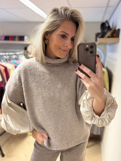 Blouse Fenna Pofmouw Beige