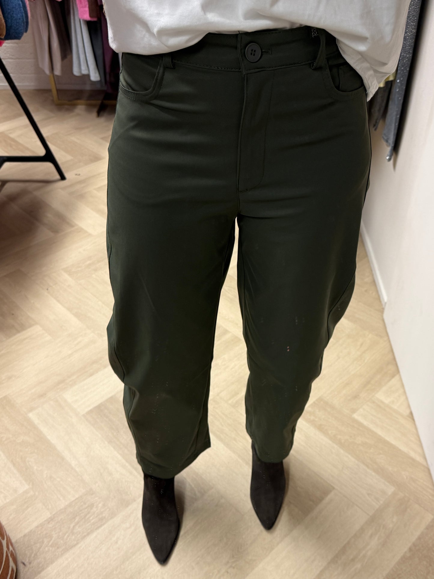 Broek Barrel Shirley Khaki