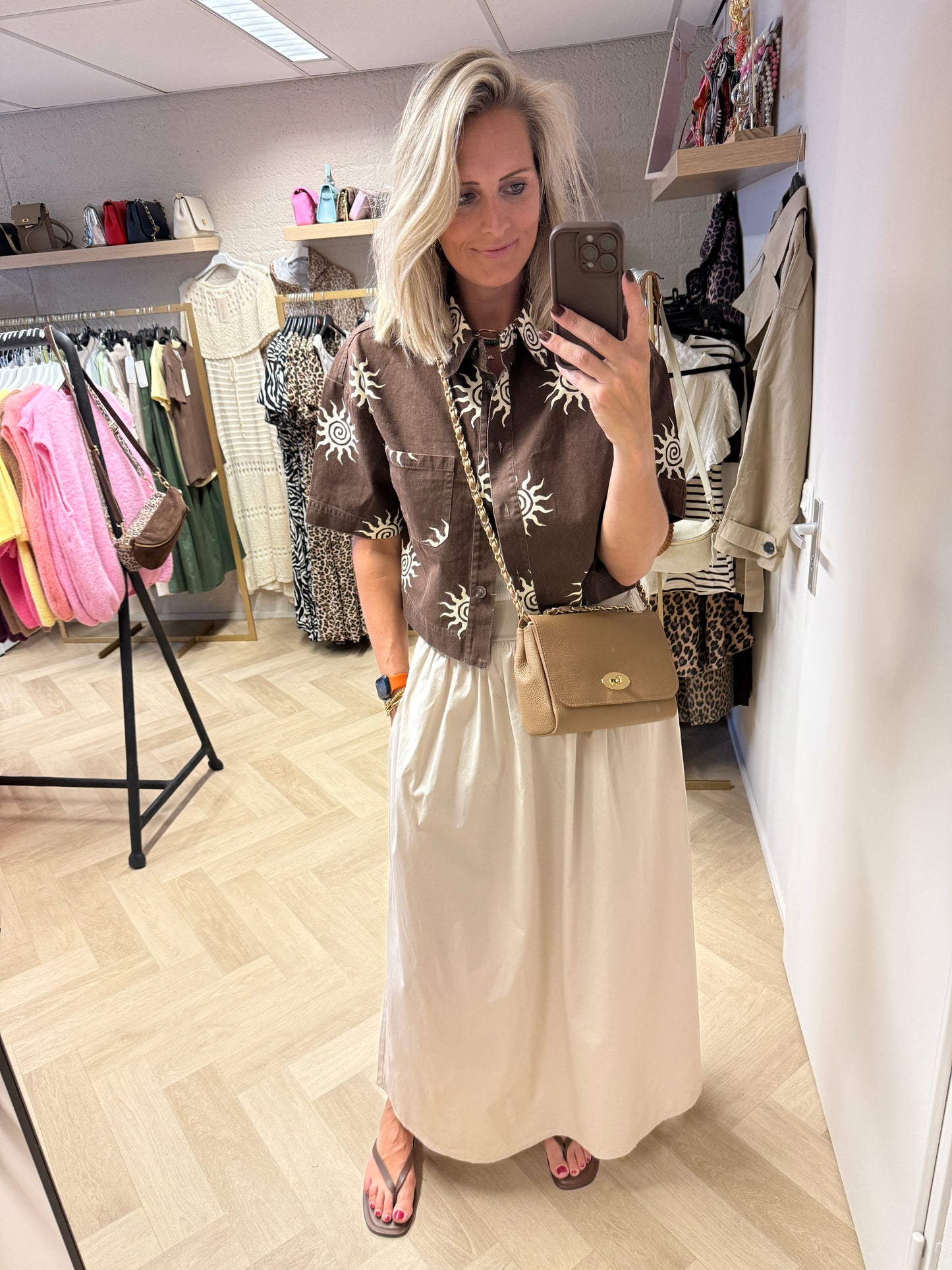 Rok Annabel Beige