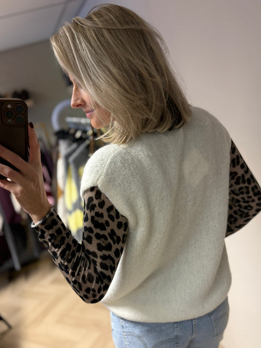 Gilet Claudia Alpaca Offwhite