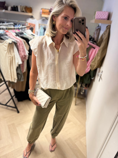 Blouse Kimmie Transparant Beige