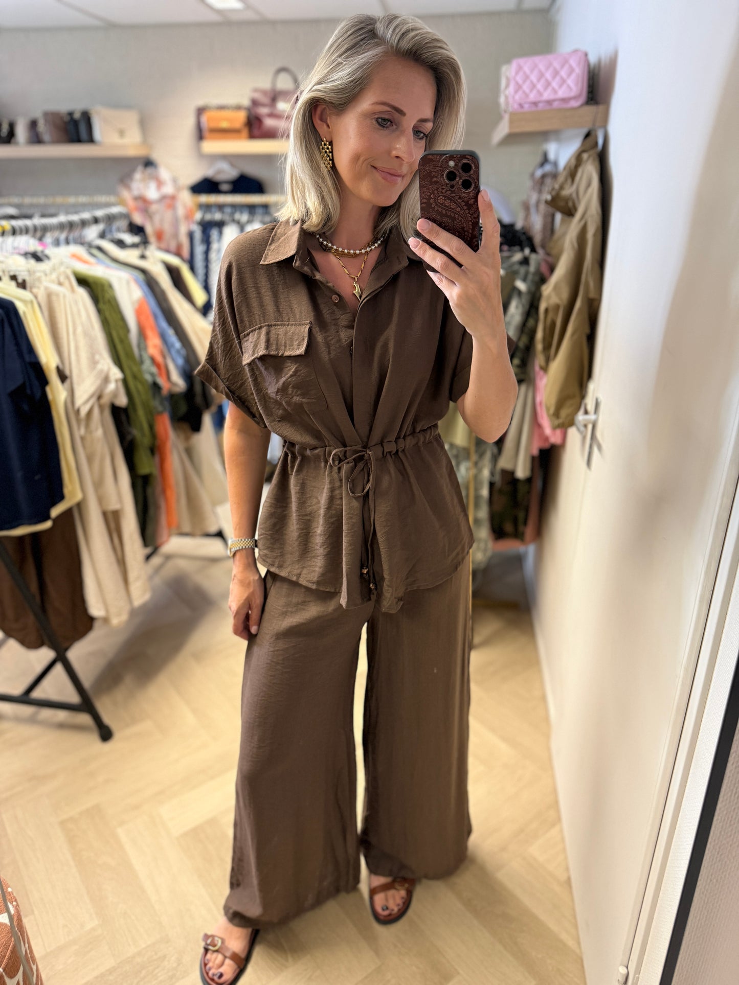 Co Ord Set Vera Choco
