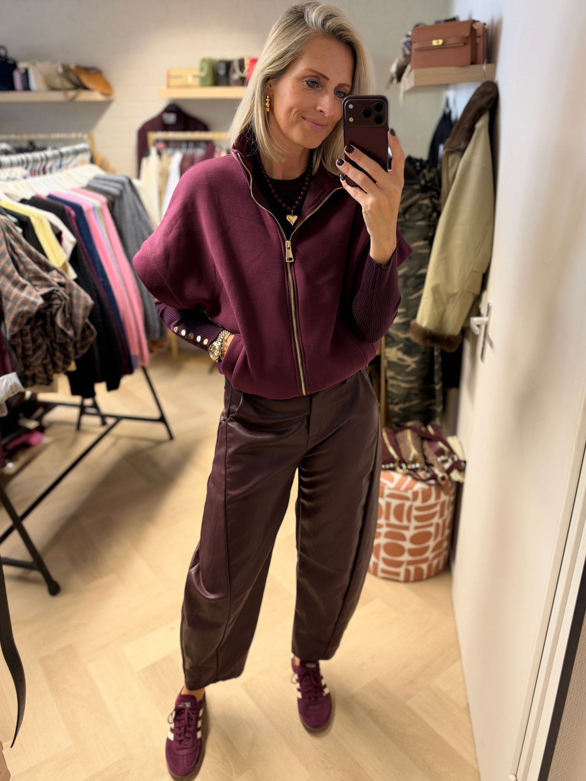Vest Kirsten Jogging Plum