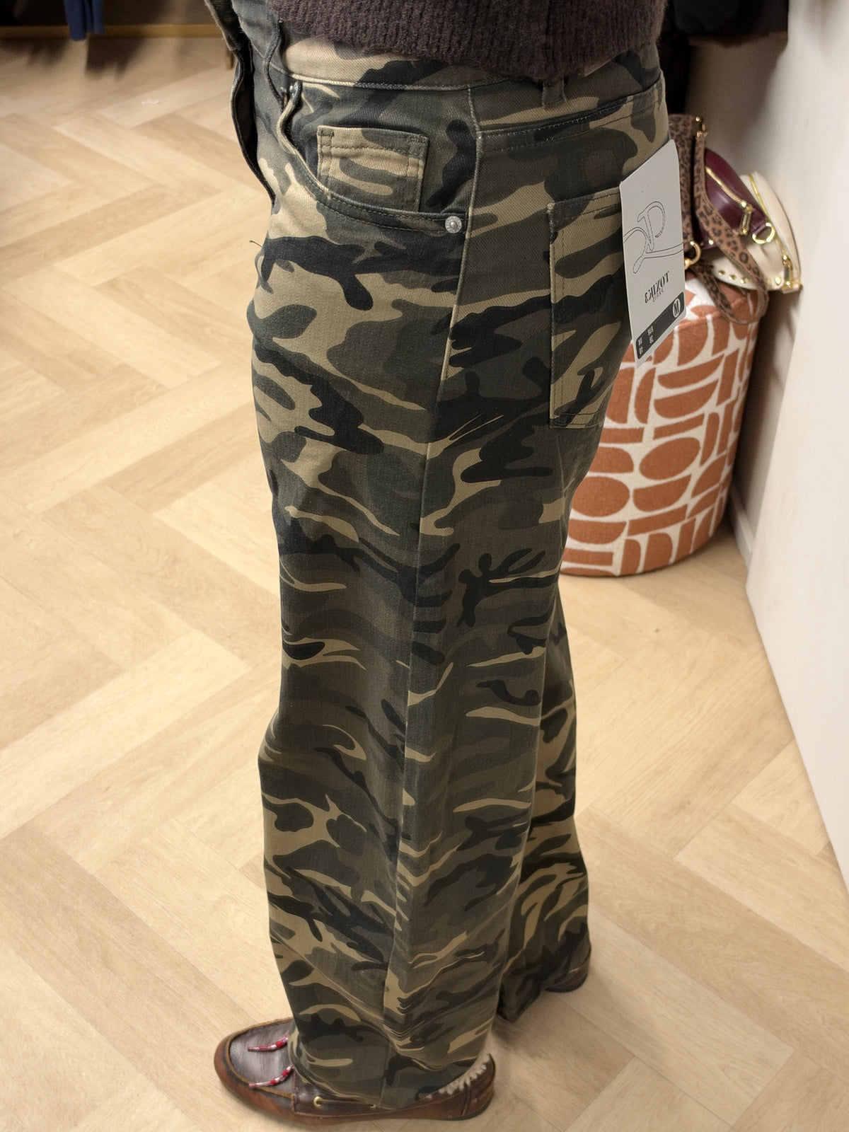 Jeans Toxic Balloon Armyprint Groen