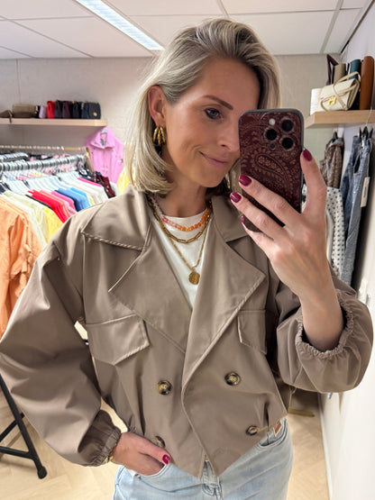 Jas Trench Taupe