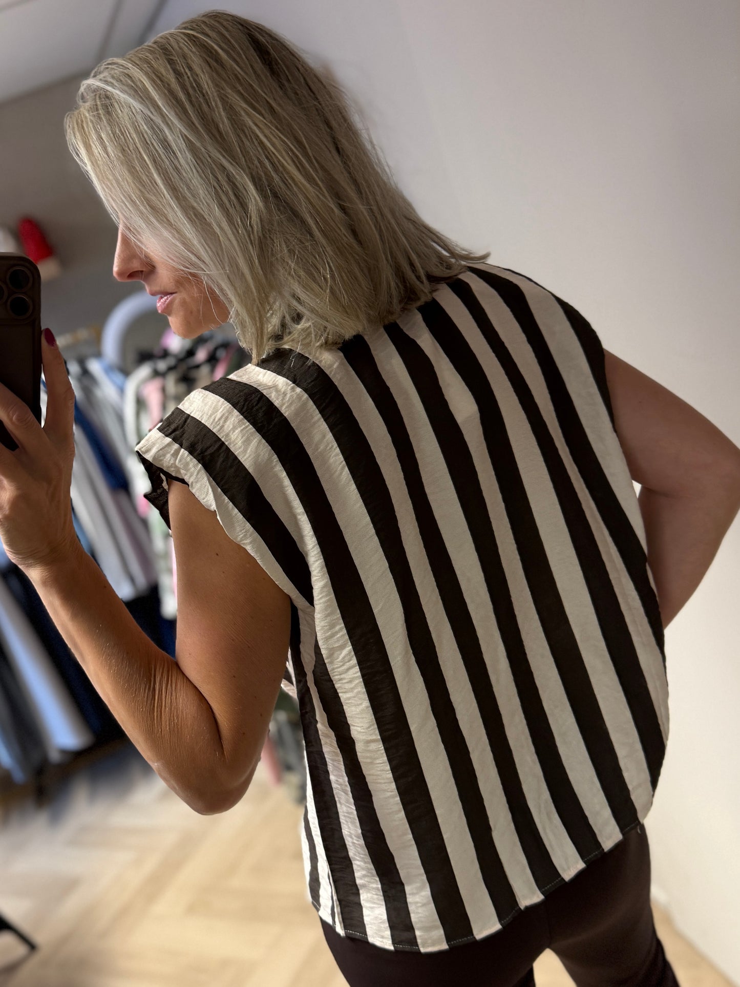 Blouse Jill Streep Crème Bruin