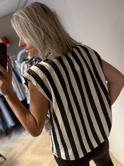 Blouse Jill Streep Crème Bruin