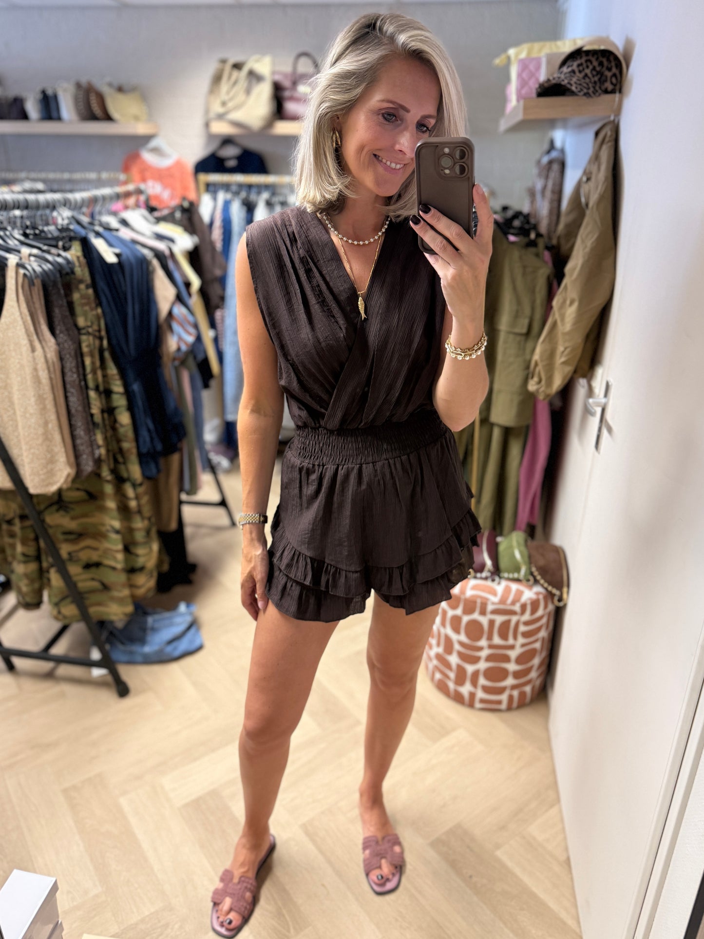 Playsuit Juli Viscose Choco