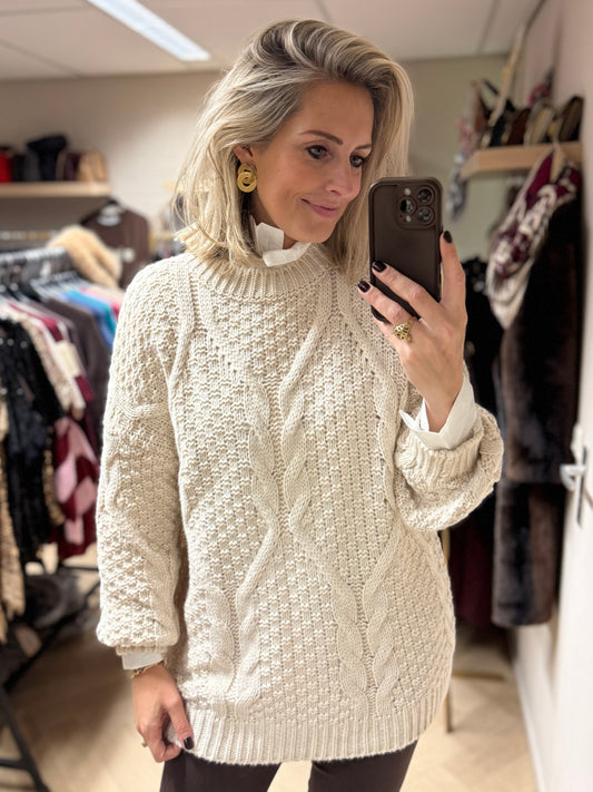 Trui Mina Kabel Knit Kit